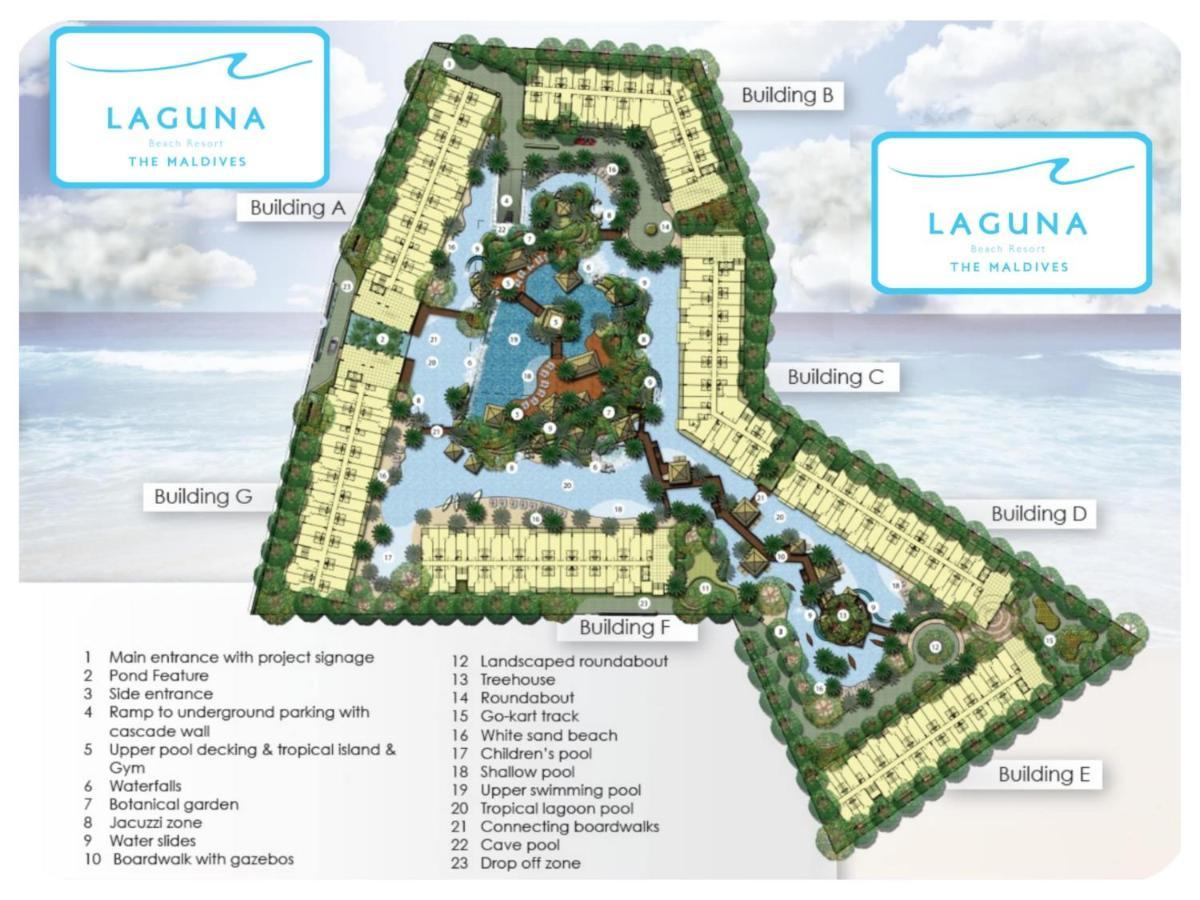 Laguna Beach Condo Resort 3 Maldives Pattaya Pool View ลากูน่า บีช คอนโด รีสอร์ต 3 พัทยา 乔木提恩海滩 外观 照片